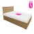 HTM-BED-N-36722-MA / 36"W x 74.5"L x15''H (內計36"x 72") 櫻桃色 